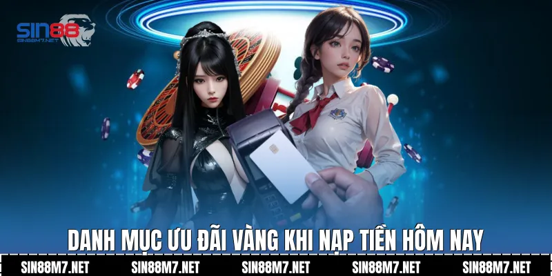 Danh mục ưu đãi vàng khi nạp tiền hôm nay